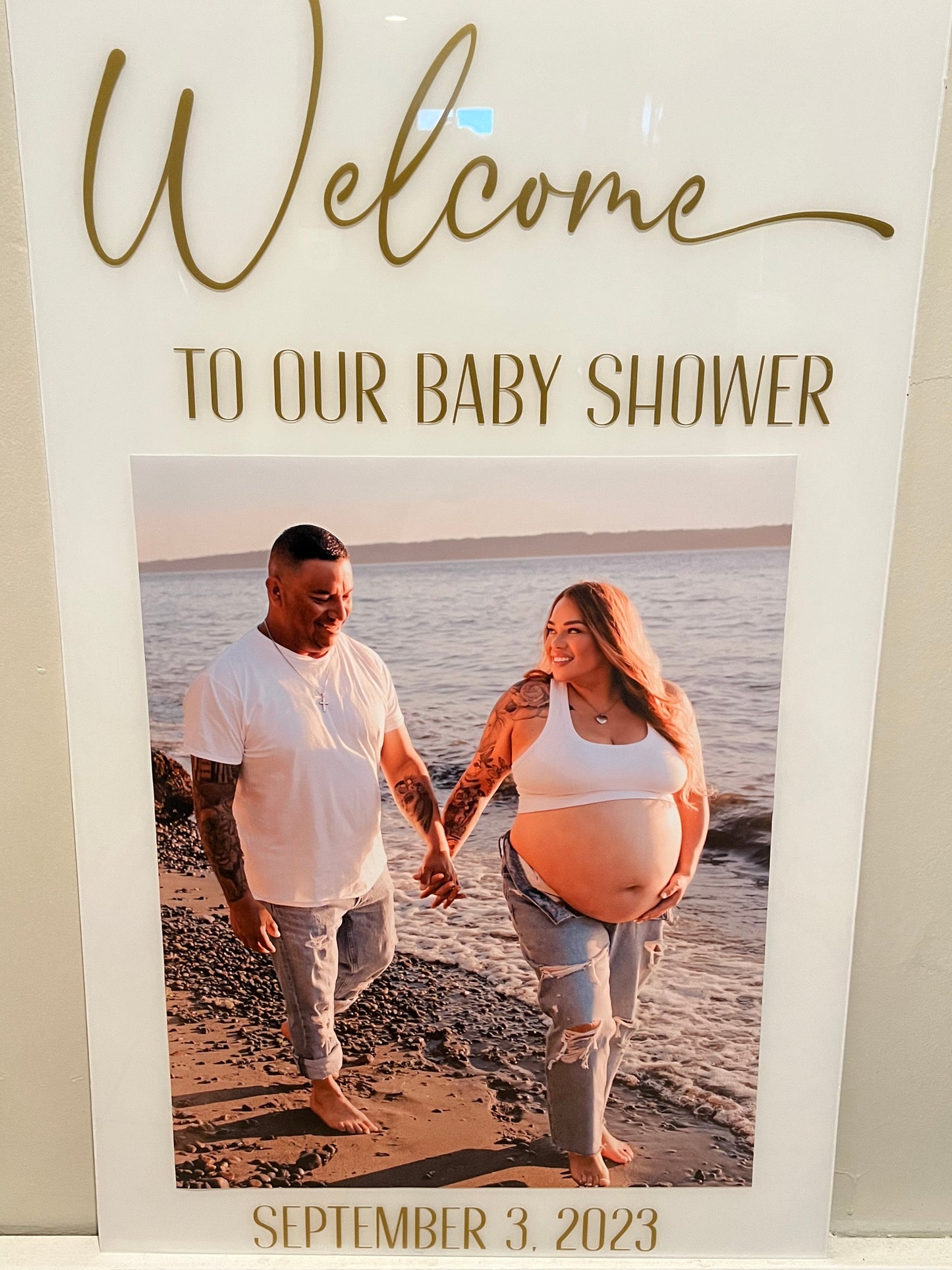 Acrylic Welcome Sign